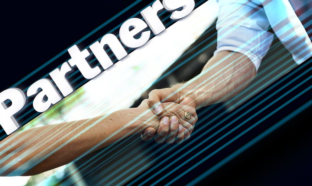 handshake, hands, partner